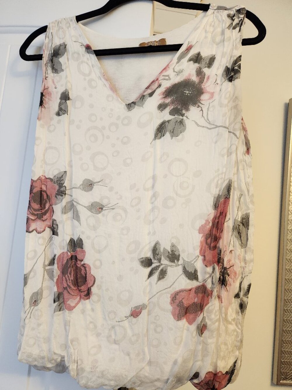 Carla Conti Ladies Sleeveless Silk Top